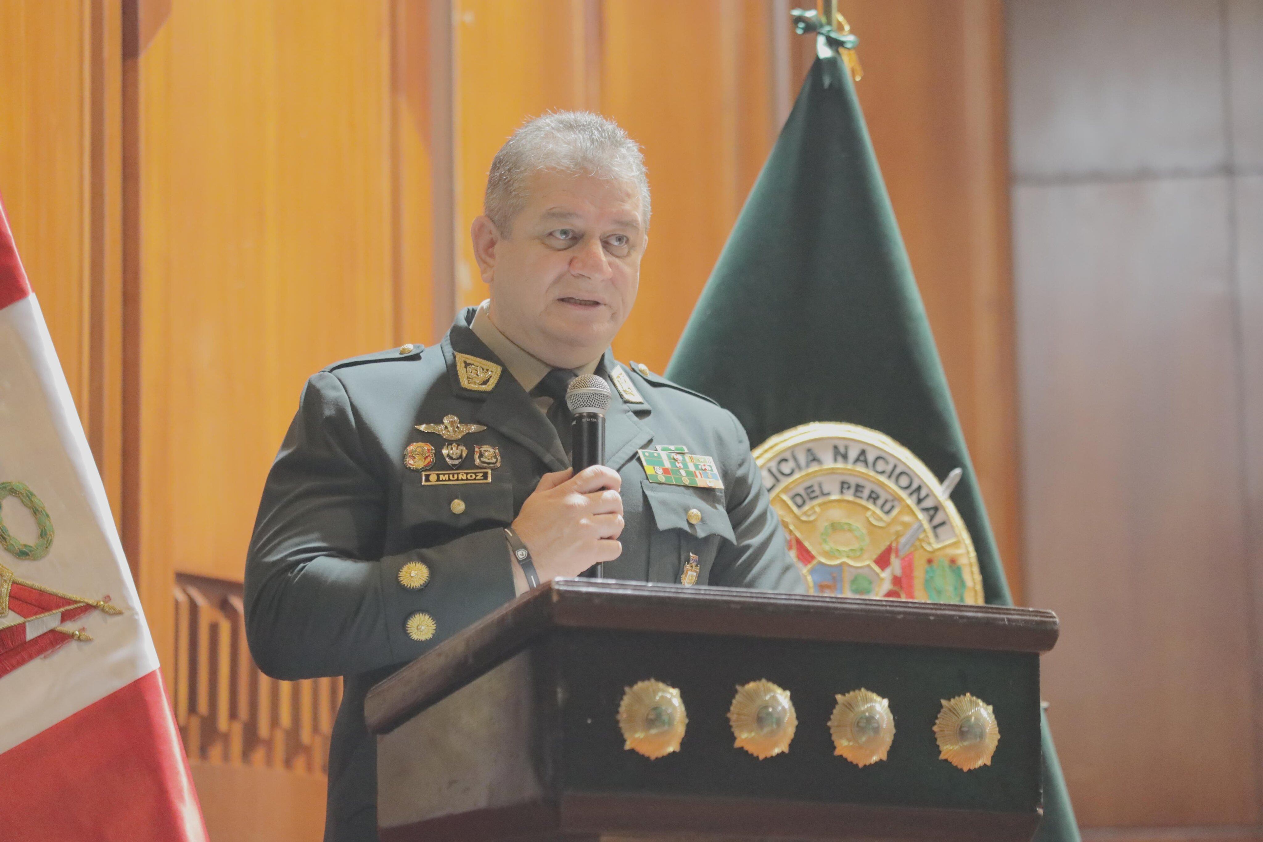 El general PNP Aldo Muñoz Ygal, se desempeña como secretario ejecutivo PNP. (Foto: PNP)