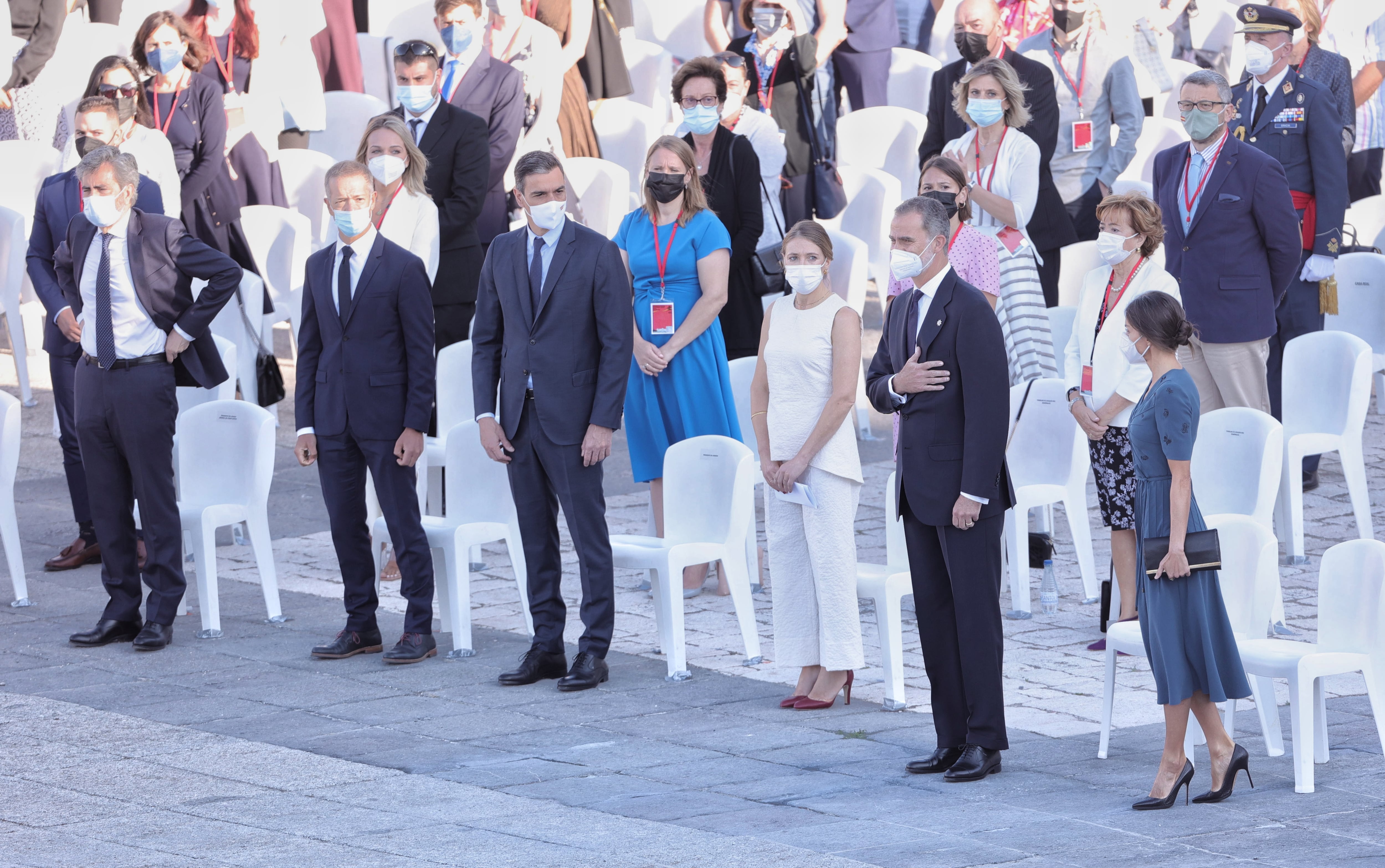 Acto de homenaje de Estado a las víctimas de coronavirus. (E. Parra/Europa Press)