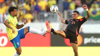 Colombia terminó primera en la Copa América: empató ante Brasil por 1-1