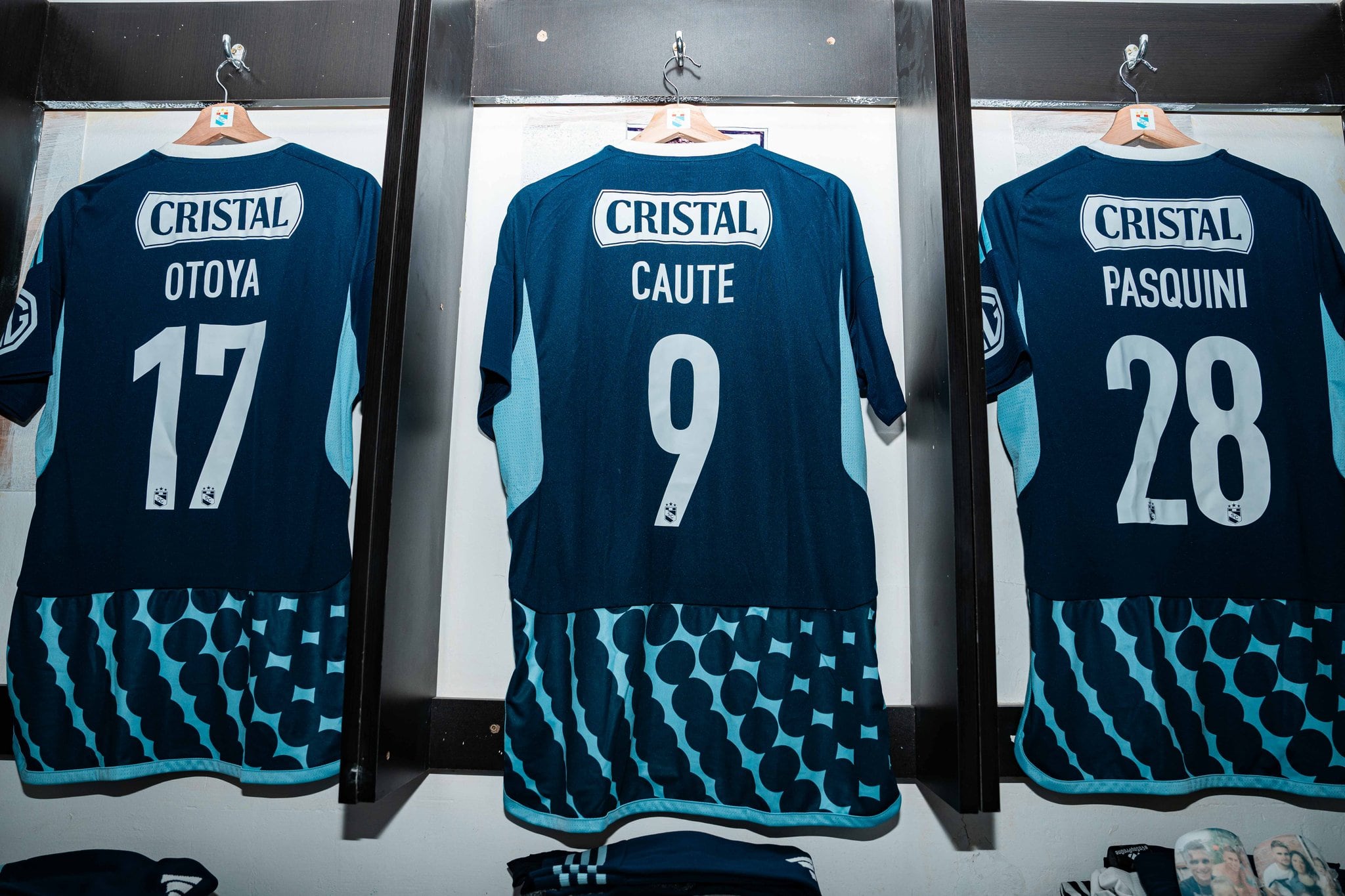 Vestuario de Sporting Cristal previo al partido con Sport Huancayo.