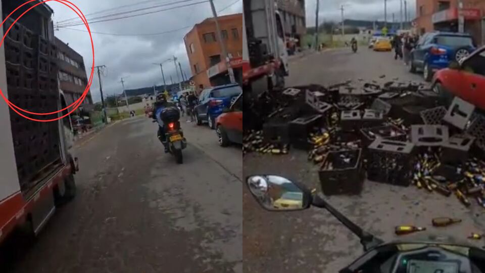 Camión de cervezas - Accidente - Bogotá