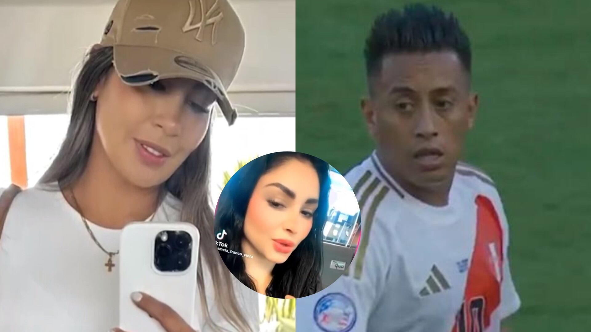 Pamela López aterriza en Miami justo antes del partido de Perú.