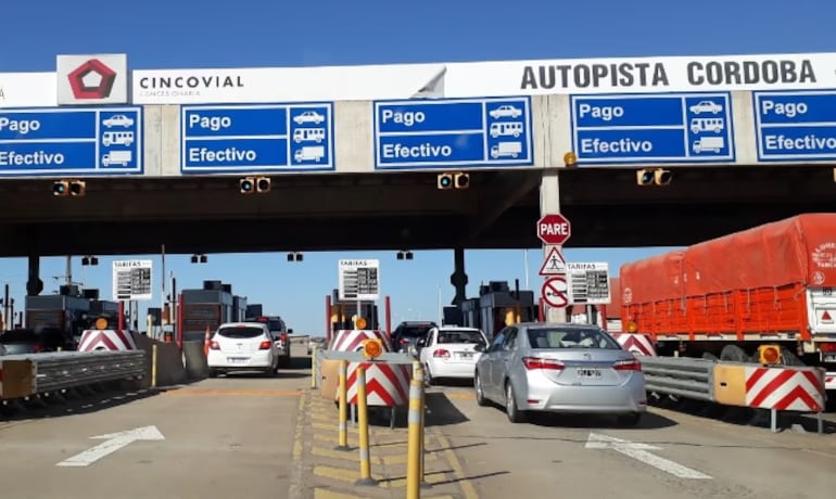 Peaje de la autopista Córdoba-Rosario