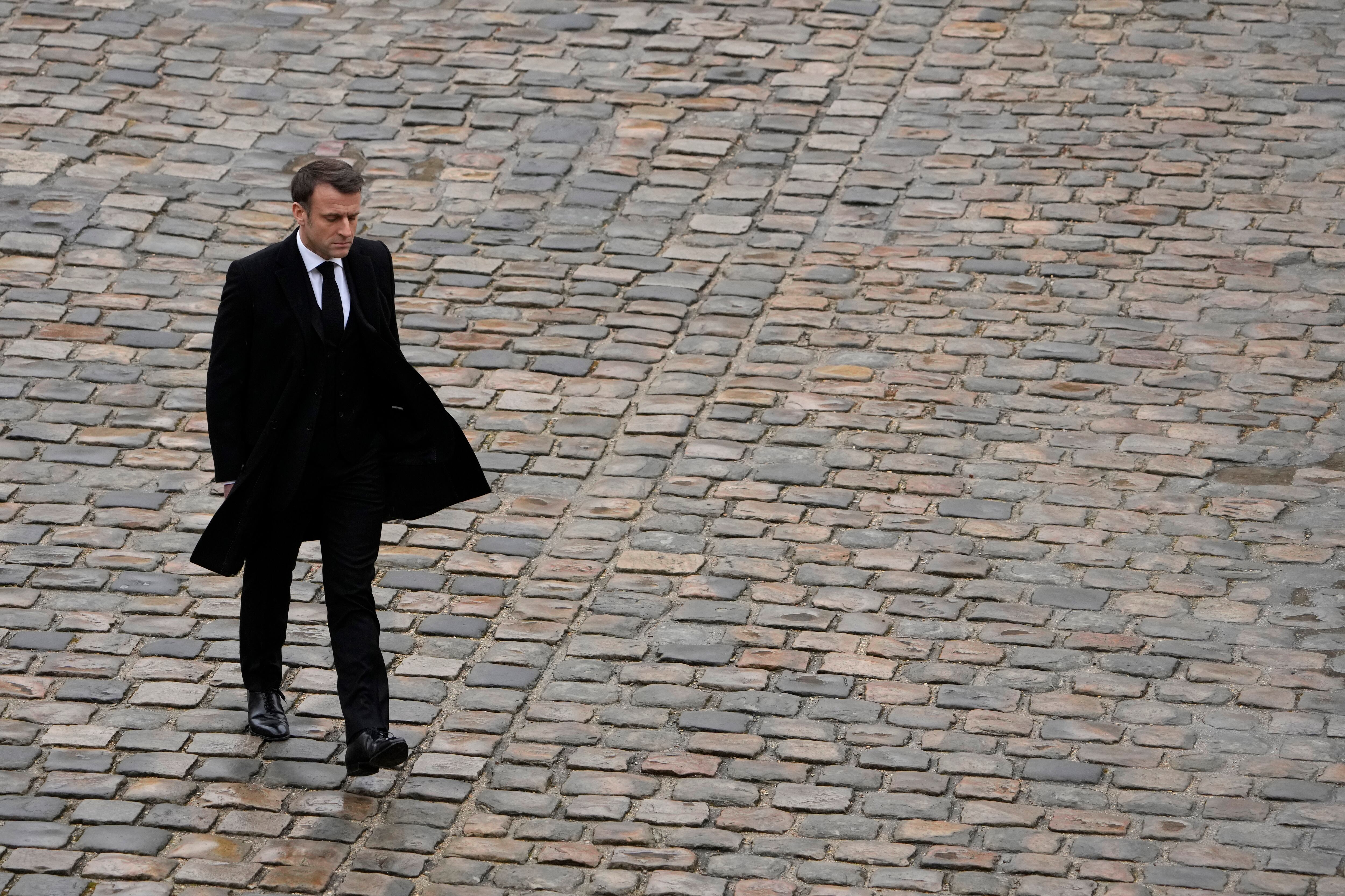 El presidente de Francia, Emmanuel Macron (AP/ARCHIVO)