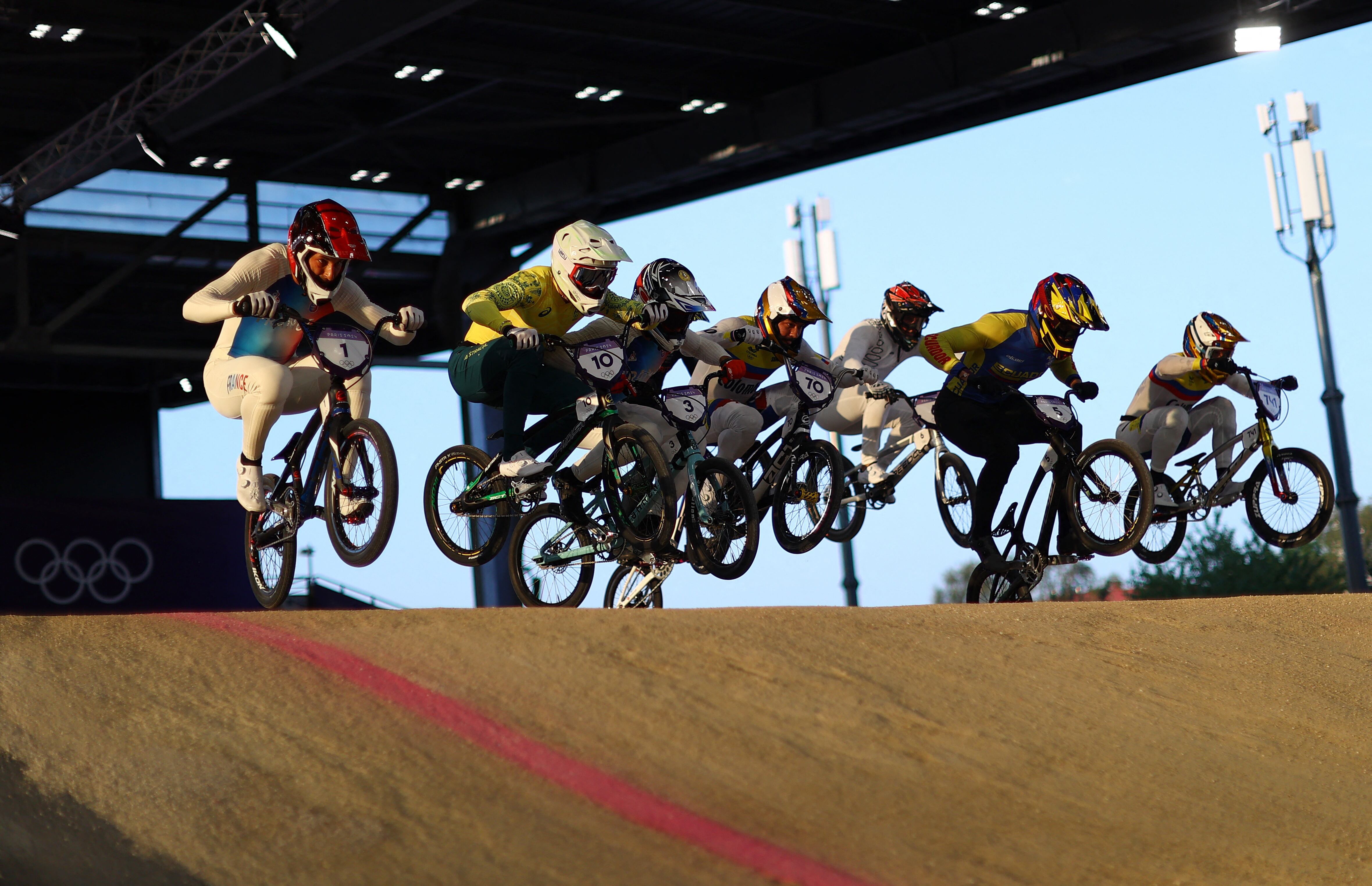 Mariana Pajón está octava en la clasificación general de BMX París 2024 - crédito Agustin Marcarian / REUTERS 