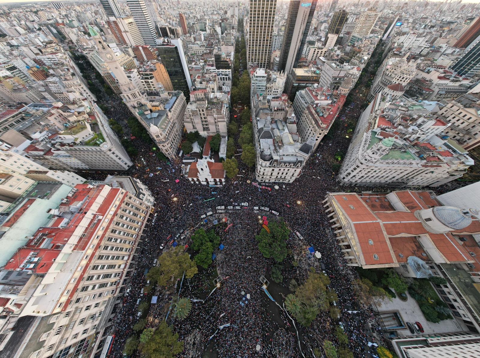 Marcha universitaria federal 23A - Drone