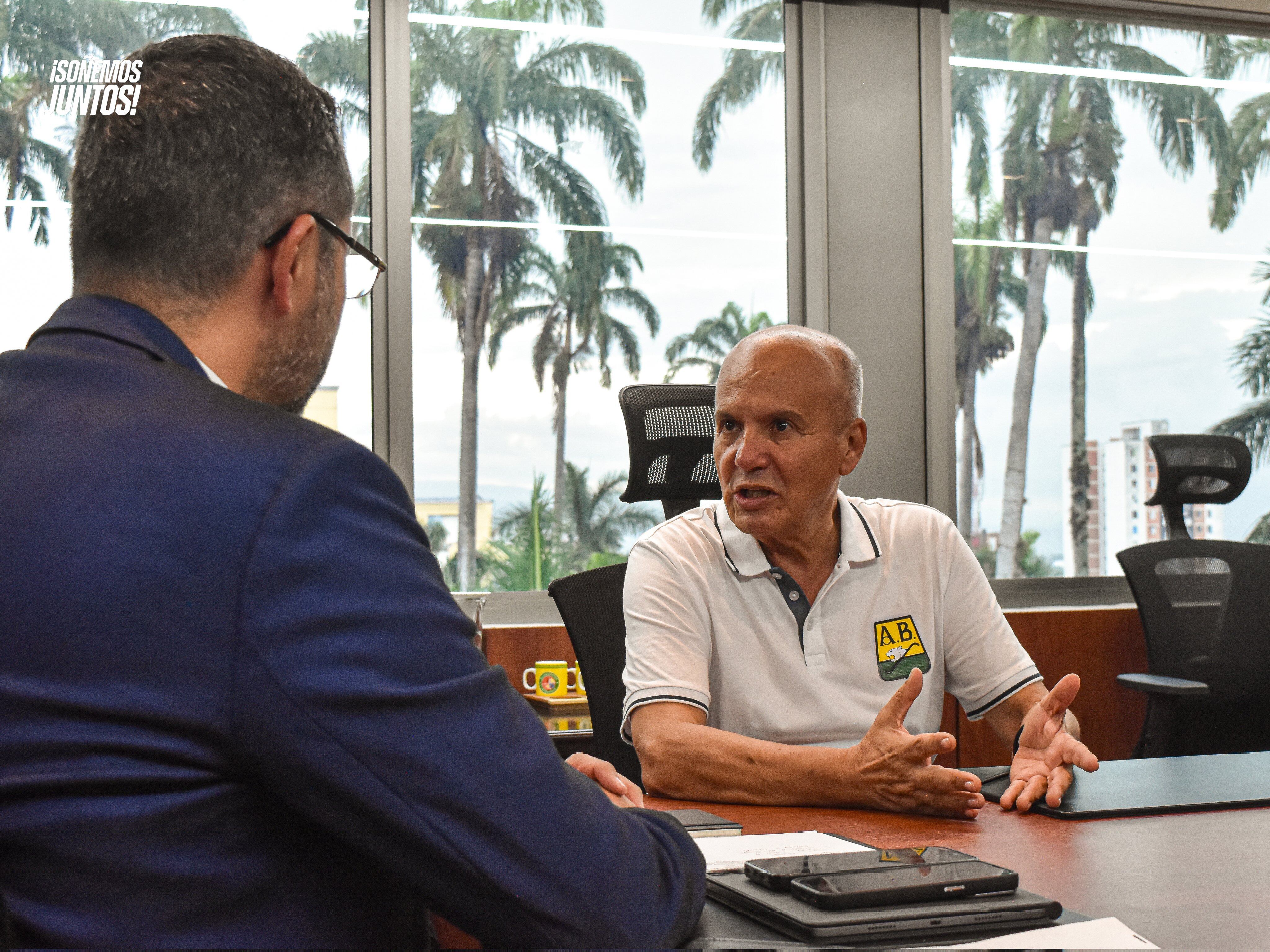 Jaime Elias Quintero aseguró la continuidad de Rafael Dudamel en el proyecto que apunta a una destacada participación en la Copa Libertadores 2025 - crédito Atlético Bucaramanga