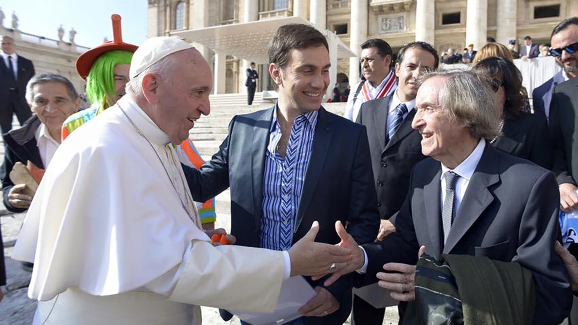 En 2015, el Papa Francisco invitó al humorista y actor argentino al Vaticano. “Viajé hasta Roma y me dijo: 'Lo veo bien, Balá'. Yo le contesté: 'Ha cambiado los lentes'”, contó (Foto/NA)