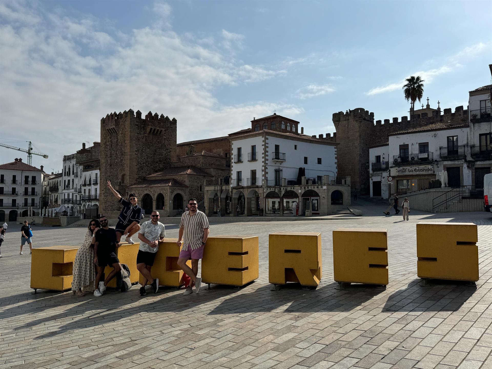 Cuatro influencers de viajes de Brasil visitan Extremadura para difundir su patrimonio, cultura y gastronomía