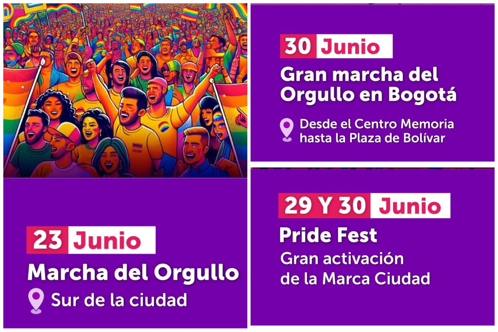 Bogotá celebra la diversidad con una serie de eventos en el Bogotá Pride Fest 2024, durante el mes de junio - crédito IDT