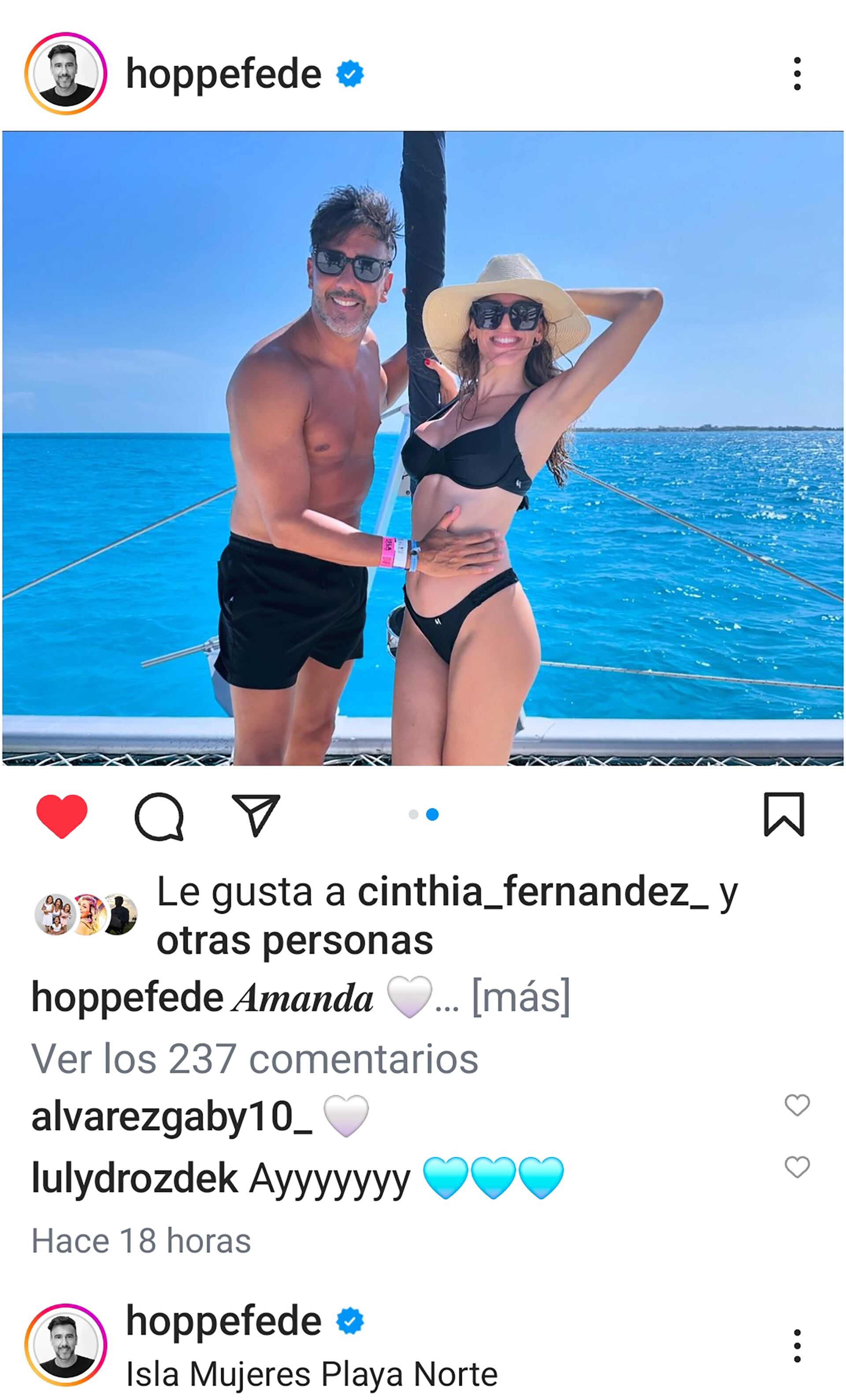 Macarena Rinaldi y federico Hoppe