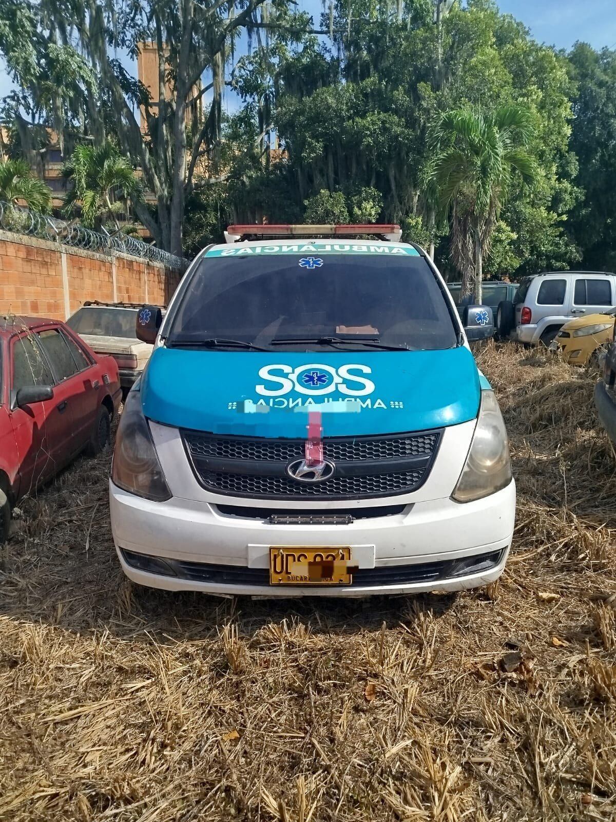 Al parecer, la ambulancia fue llevada a los patios - crédito @cebuenocad/X