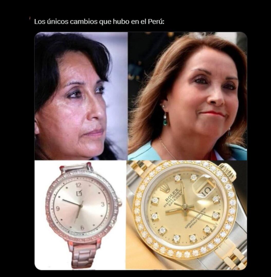 Memes por el Mensaje a la Nación de Dina Boluarte.