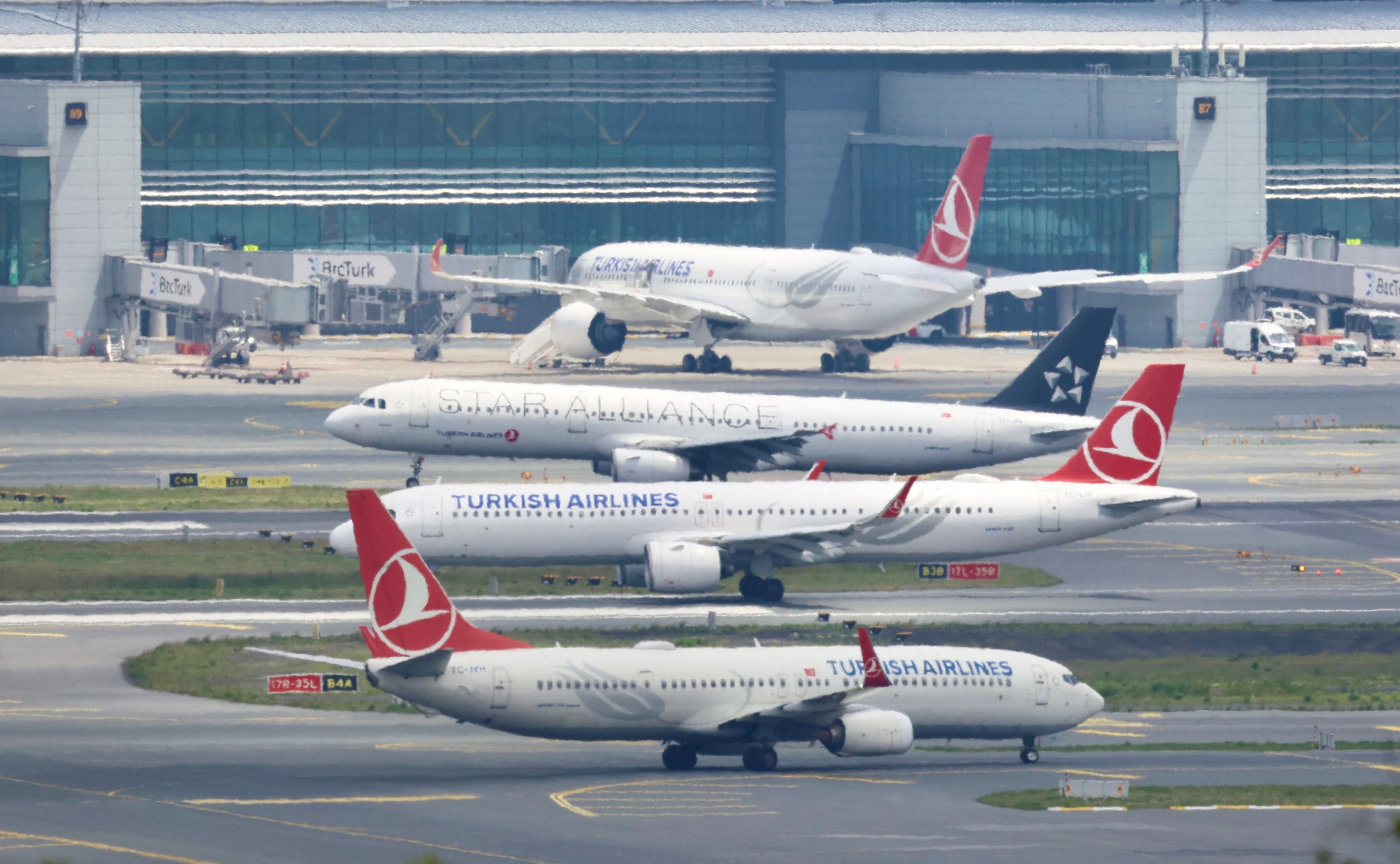 Aviones de Turkish Airlines (REUTERS/Yoruk Isik)