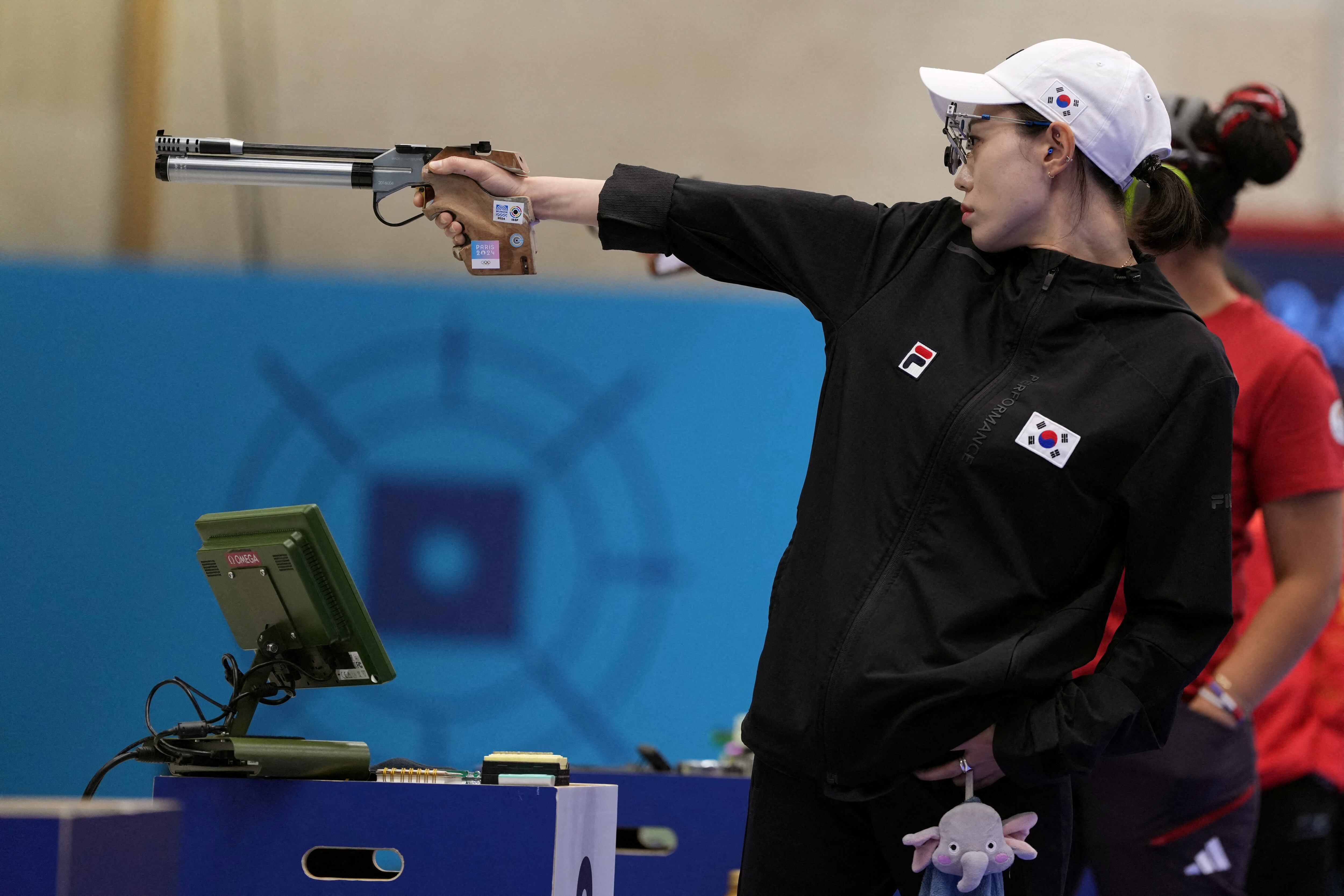 Kim Ye-Ji debutará como actriz en una serie tras ser furor en las redes por su participación en los Juegos Olímpicos de París 2024.
 (Foto: Reuters/Amr Alfiky)