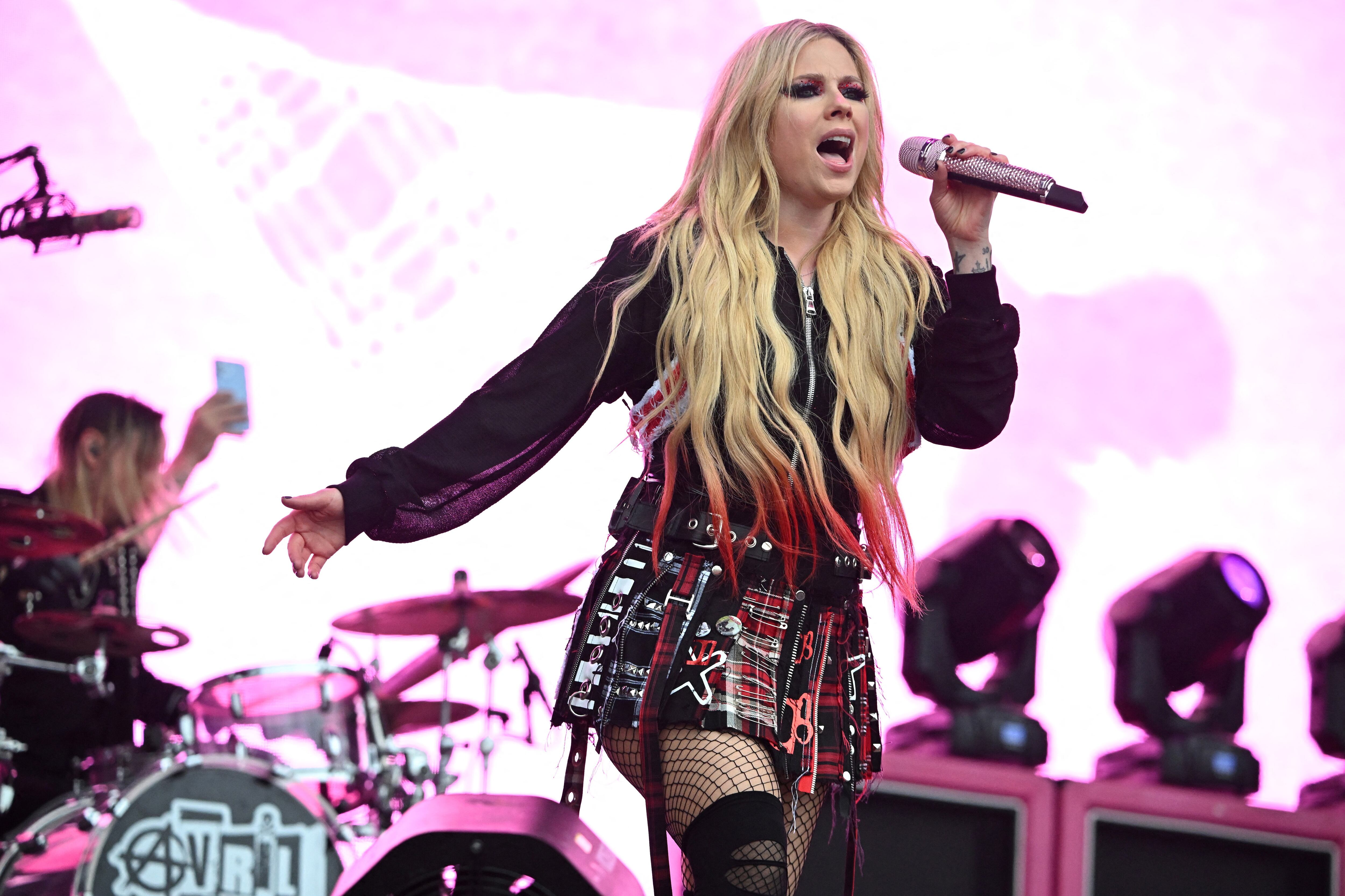 Avril Lavigne destacó lo especial de cada concierto y cómo los fans hacen cada noche inolvidable (REUTERS/Dylan Martinez)