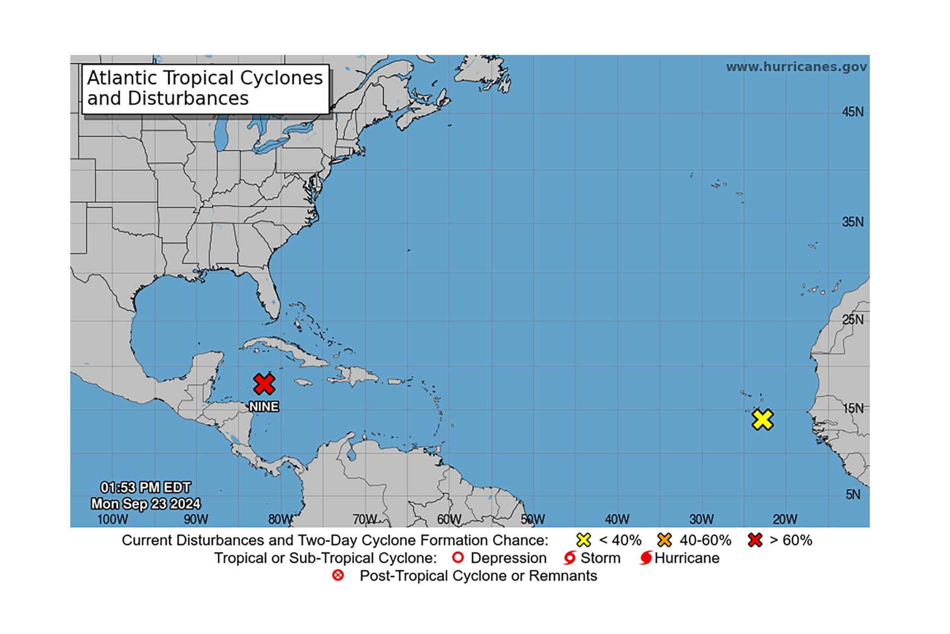 Florida en alerta de huracán mientras el potencial ciclón tropical 9 emite advertencias en el Caribe 