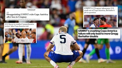 “Fracaso aplastante” y “salida devastadora”: las crudas críticas de los medios de Estados Unidos tras la despedida de la selección de la Copa América