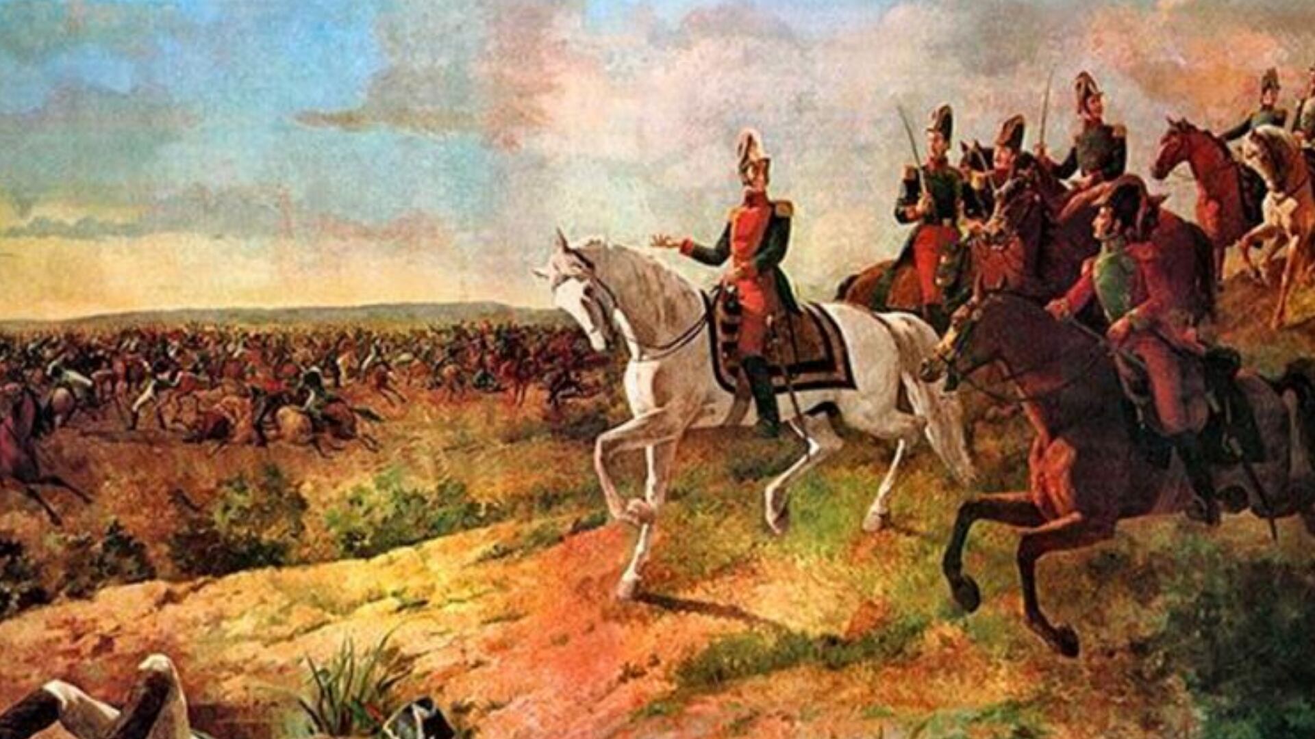 Los Húsares de Junín - batalla de Junín - Simón Bolívar - Perú - 30 de julio