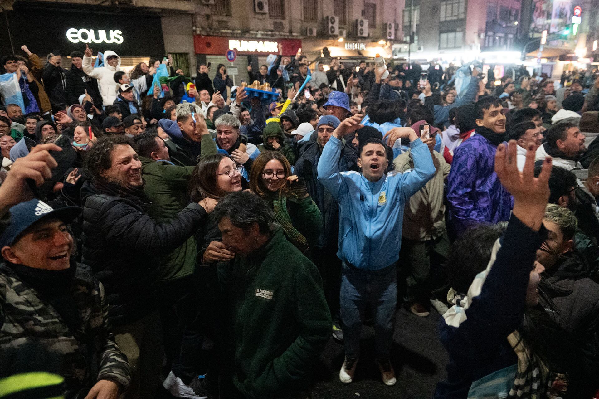 Copa América 2024 - Argentina Colombia - Festejos en el Obelisco