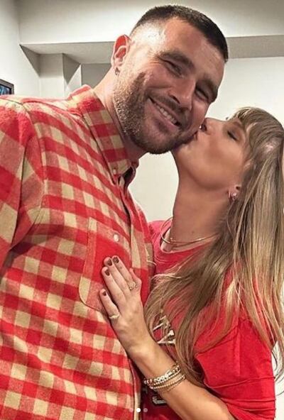 Travis Kelce y Taylor Swift (Instagram)