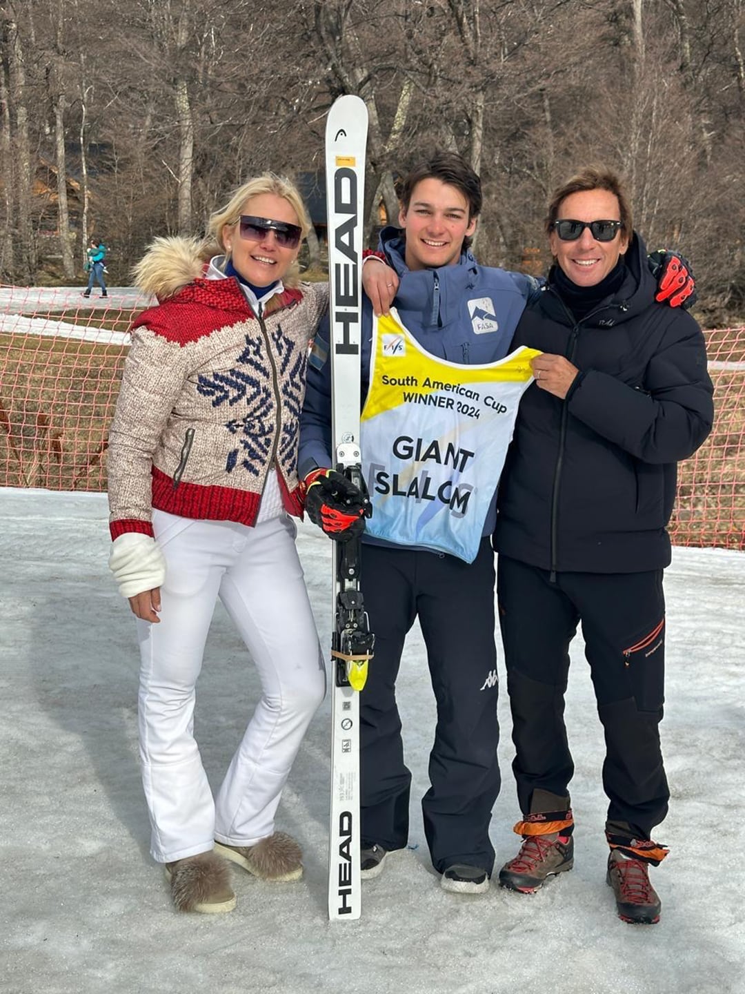 Tiziano Gravier se consagró Campeón Sudamericano 2024 de esquí alpino