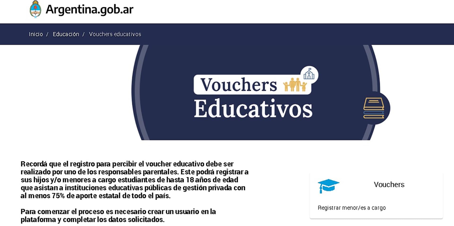 Portada Vouchers Educativos