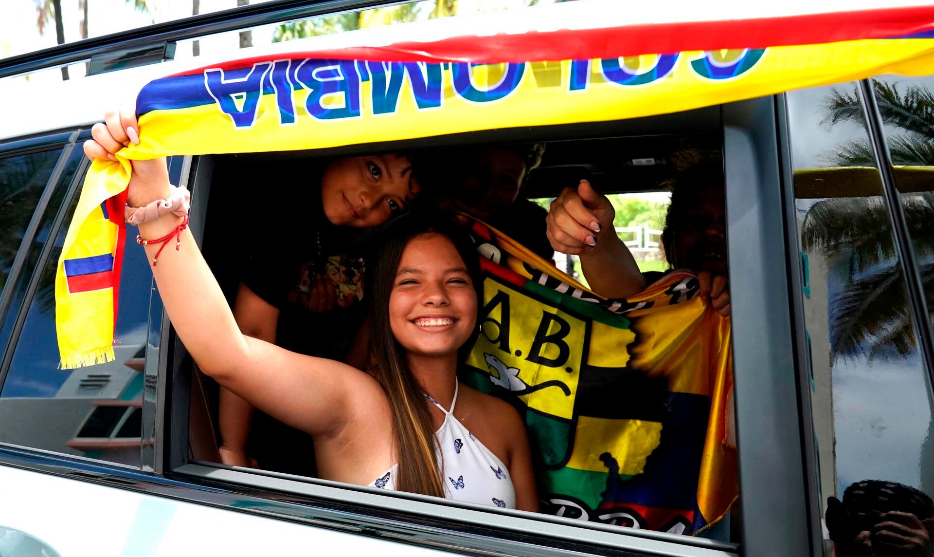 hinchas colombianos y argentinos en Miami por la Copa América