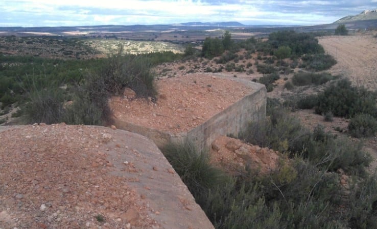 Búnker del corredor de Almansa, en Albacete (Memoria Democrática de UCLM).