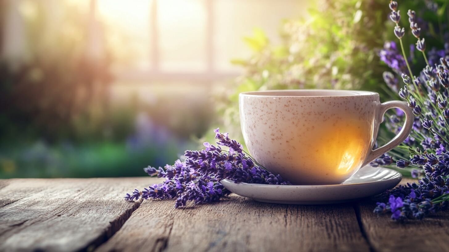 Infusión de lavanda, bebida calmante y natural, ideal para reducir el estrés y mejorar el bienestar general - (Imagen Ilustrativa Infobae)