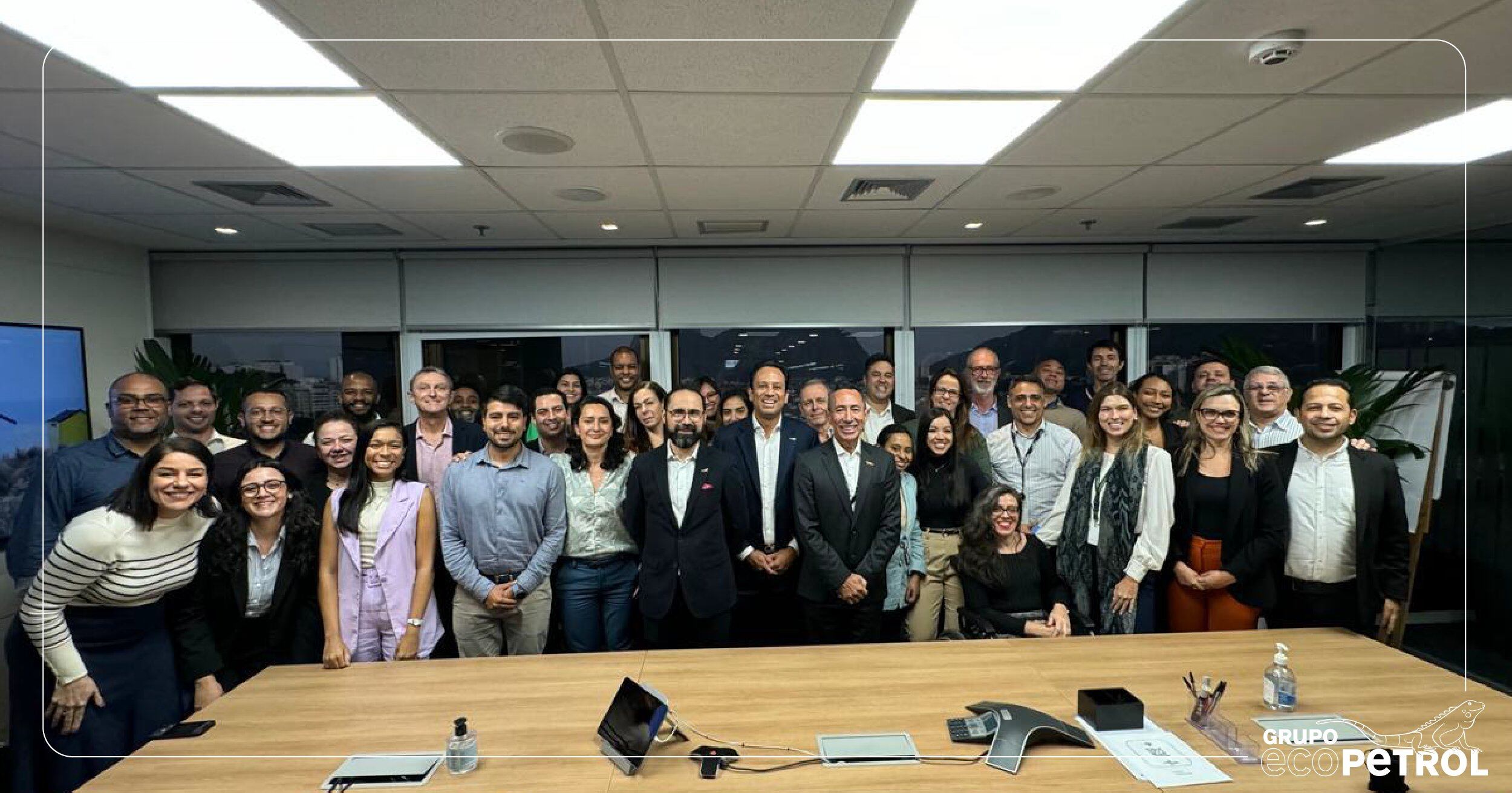 Directivos de Ecopetrol y Petrobras se reunieron en Brasil para proyectos de transición energética - crédito @ECOPETROL_SA