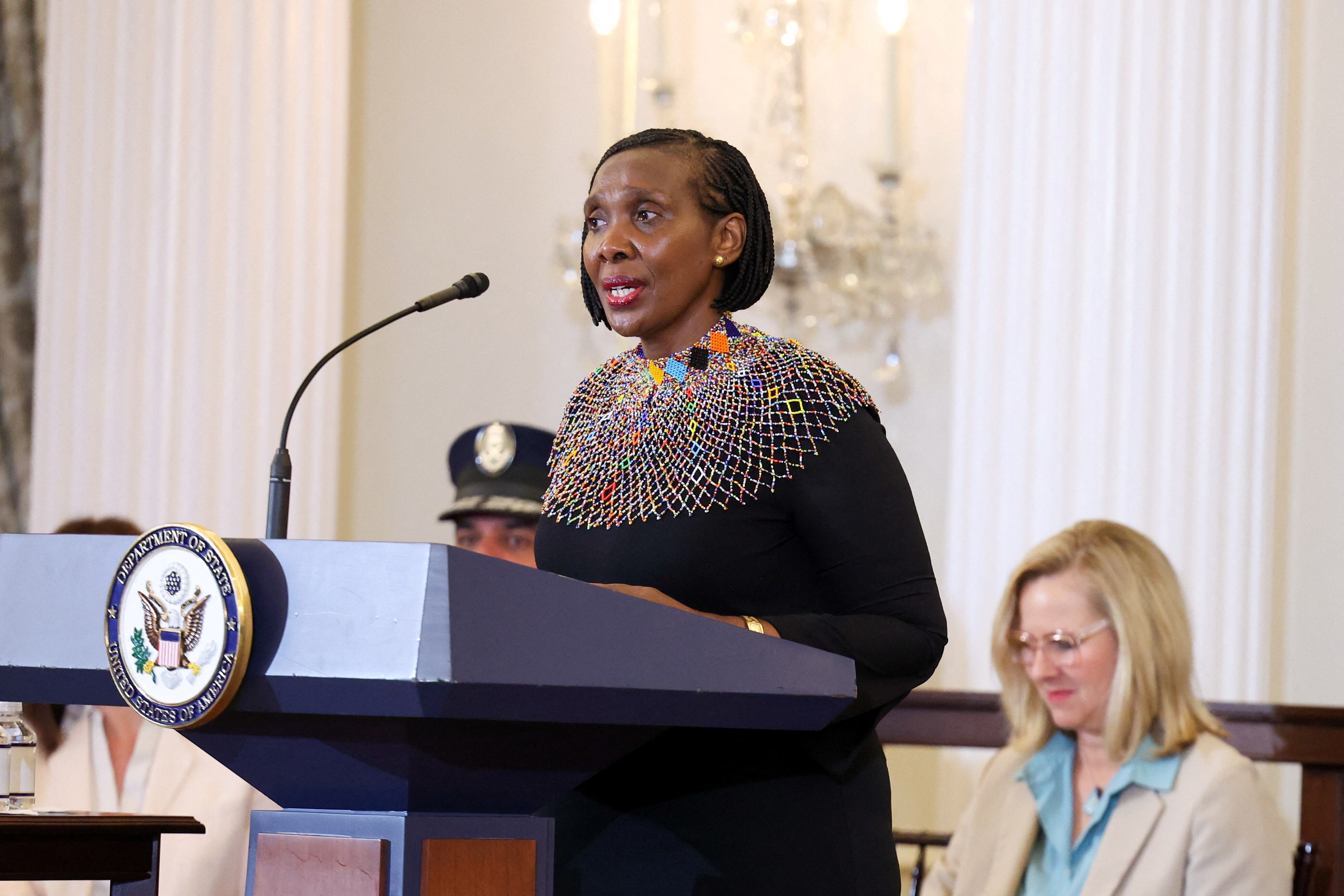 Edith Murogo creó el Centro de Formación y Desarrollo Doméstico (CDTD) en 2001 y se convirtió en una de las principales defensoras de los derechos de los trabajadores domésticos y migrantes. (REUTERS/Amanda Andrade-Rhoades)