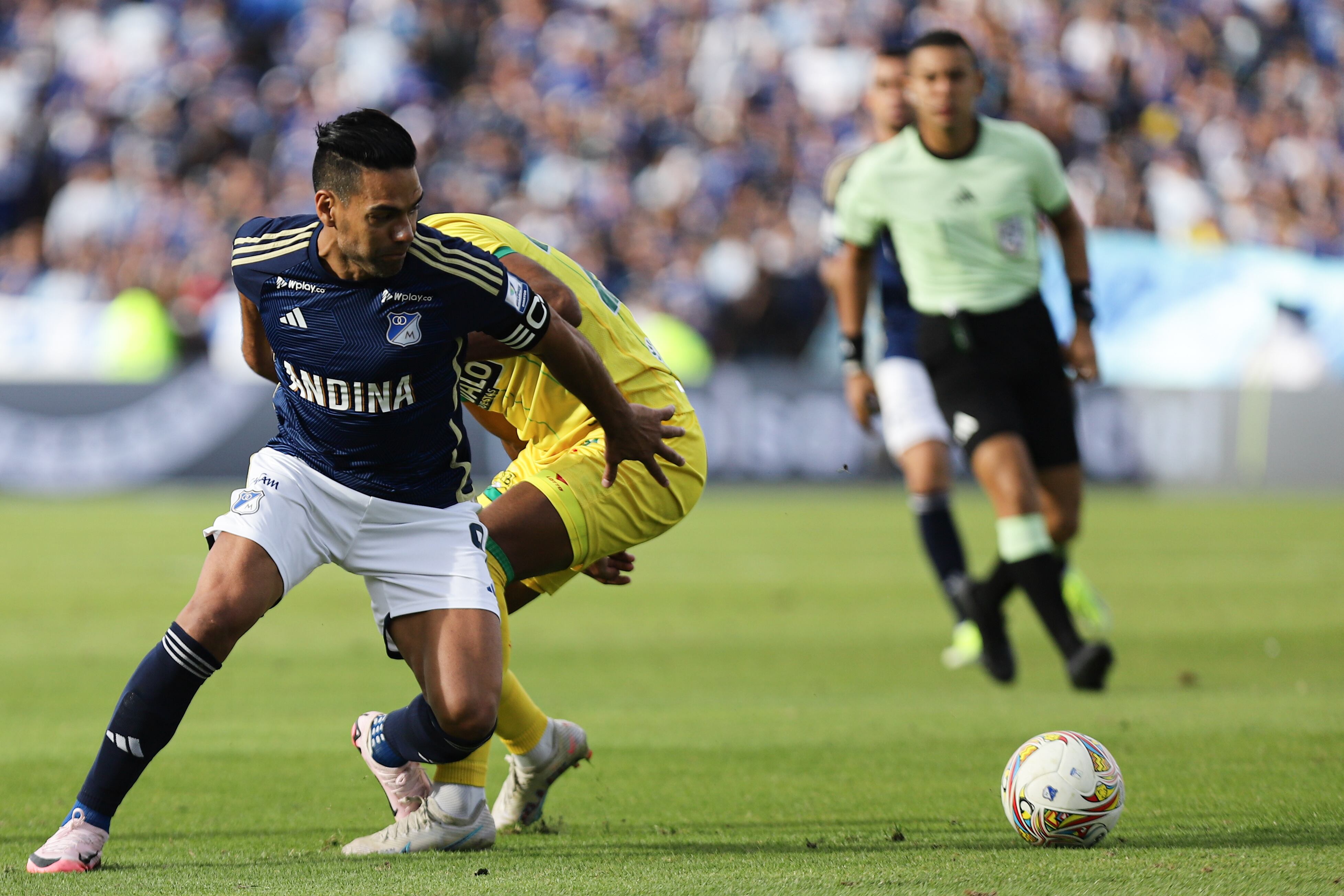 Millonarios enfrenta a Atlético Bucaramanga, por la fecha 2 de la Liga BetPlay II 2024, en el estadio Nemesio Camacho El Campín - crédito Colprensa - Lina Gasca