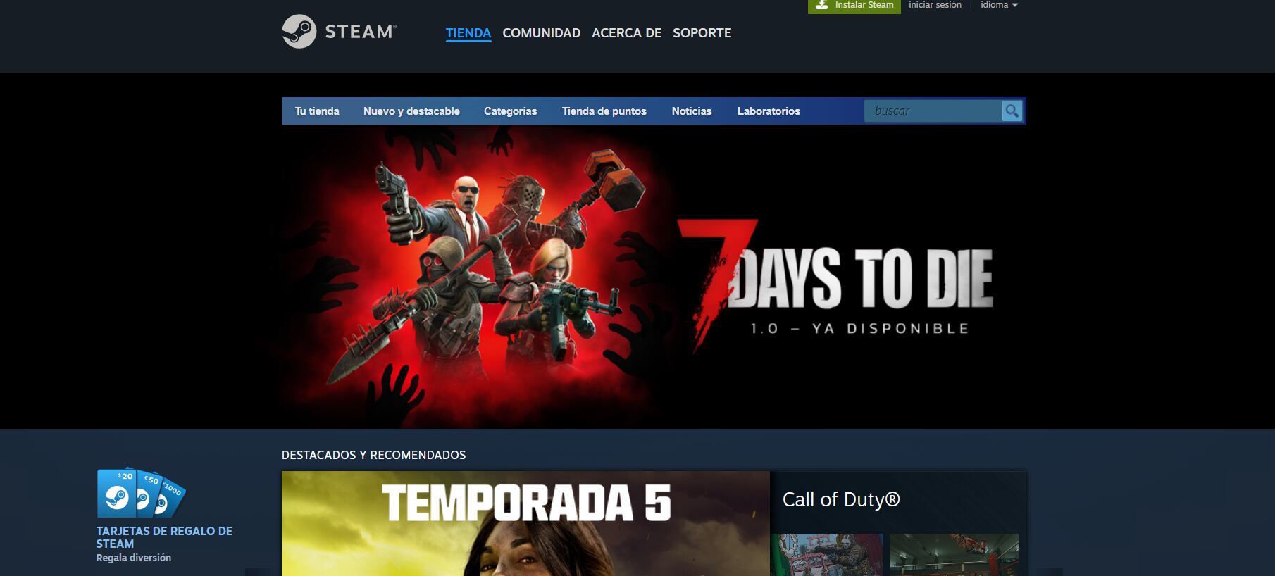 Steam es una tienda de videojuegos para computadora de Valve. (Steam)