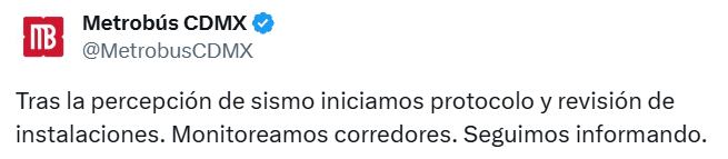 Avance en tiempo real de las diversas líneas de la red de transporte público terrestre capitalino.