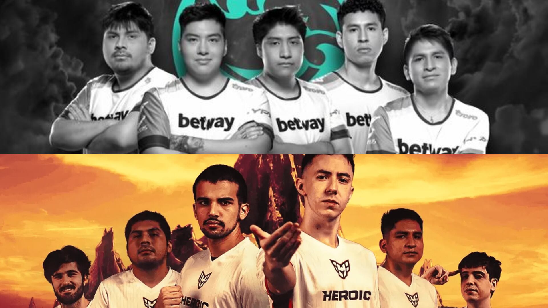 HEROIC, un equipo compuesto por jugadores de Perú, Brasil y Bélgica, se perfila como el representante más destacado de Sudamérica, enfrentando grandes desafíos en el Grupo A. Mientras tanto, beastcoast, con un roster 100% peruano, buscará superar a equipos de renombre en el Grupo D. (Composición: Infobae / Jazmine Angulo/Likipedia)