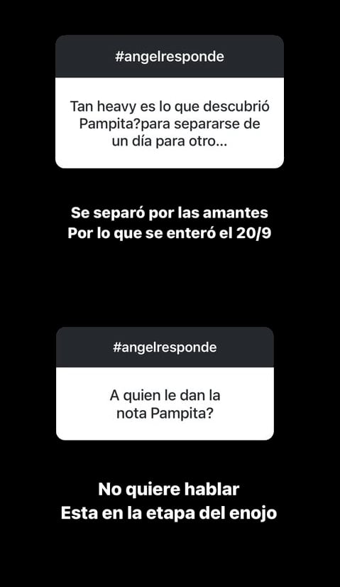 Angel de Brito sobre Pampita