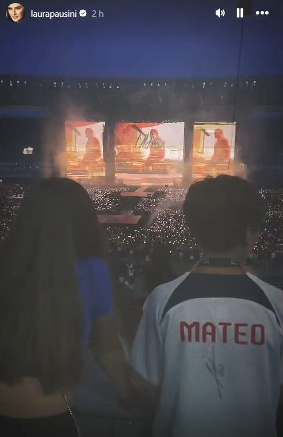 Sobrino de Laura Pausini luce camiseta de Alianza Lima firmada por Francesco Totti y se vuelve viral. (Captura: @Laura Pausini)