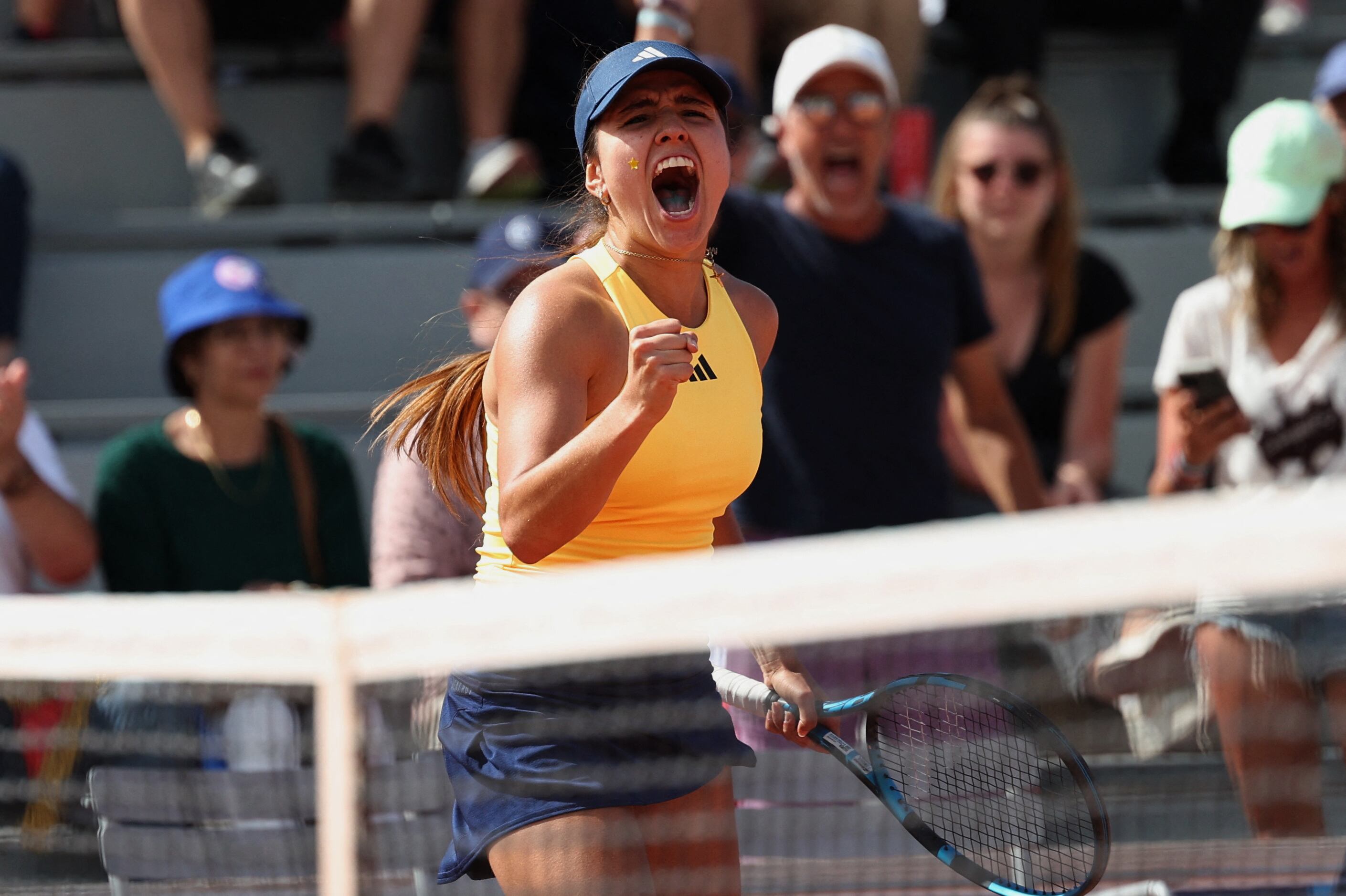 Camila Osorio se enfrenta a la número 28 del mundo tras superar a la número 11, Jelena Ostapenko - crédito REUTERS/Violeta Santos Moura