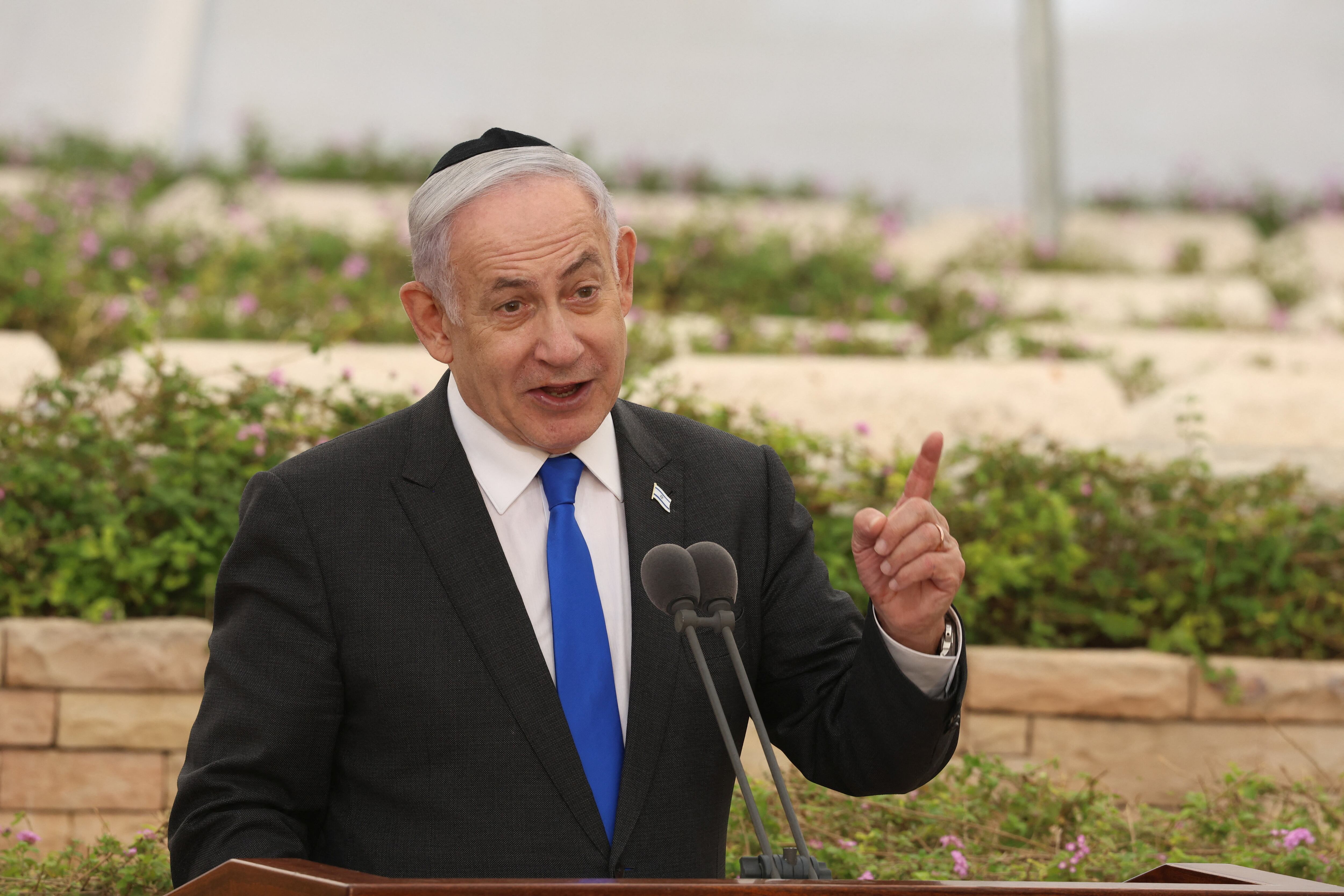 Benjamin Netanyahu, primer ministro de Israel (Shaul Golan/Pool via REUTERS)