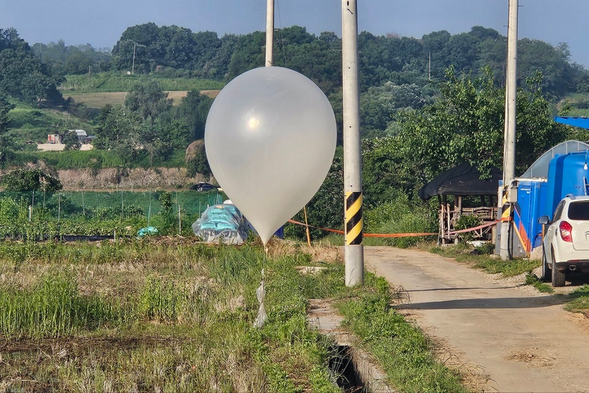 Algunos de los globos norcoreanos fueron detectados en los alrededores de Seúl (EUROPA PRESS/ARCHIVO)