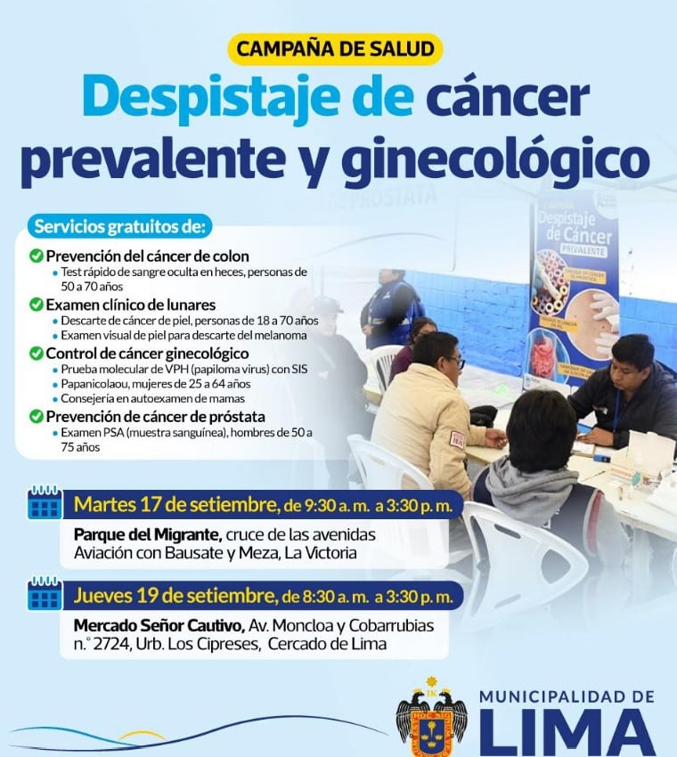 campaña de prevención de cáncer gratis