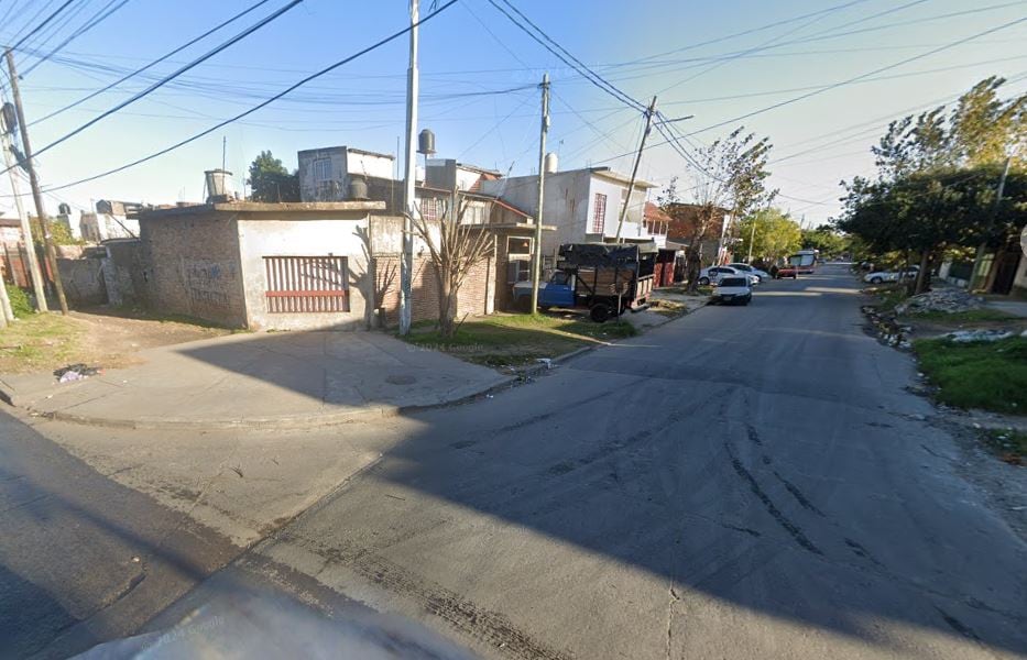 La esquina donde el policía fue amenazado por los ladrones