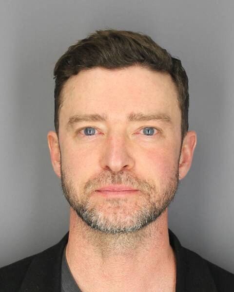 Las autoridades de SAG Harbor revelaron la fotografía tomada a Justin Timberlake para los archivos policiales. (Créditos: SAG HARBOR POLICE DEPARTMENT/Handout via REUTERS)