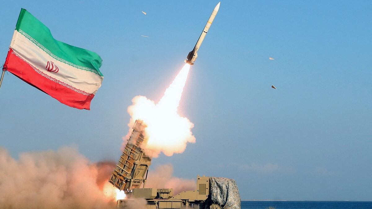 Iranian military carries out drills in the coastal area of the Gulf of Oman