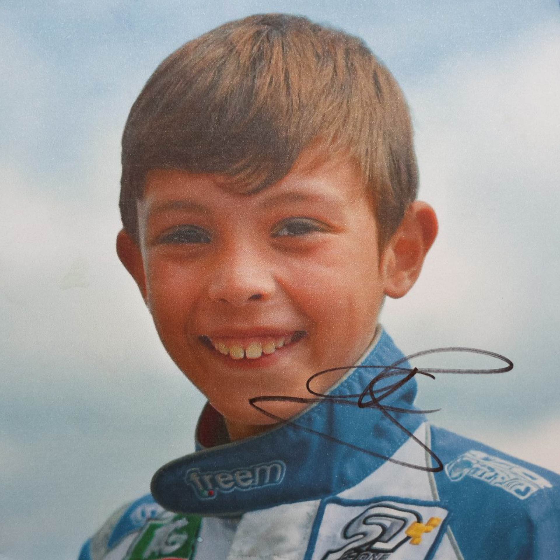 La Fórmula 1 subió una foto de niño de Franco Colapinto