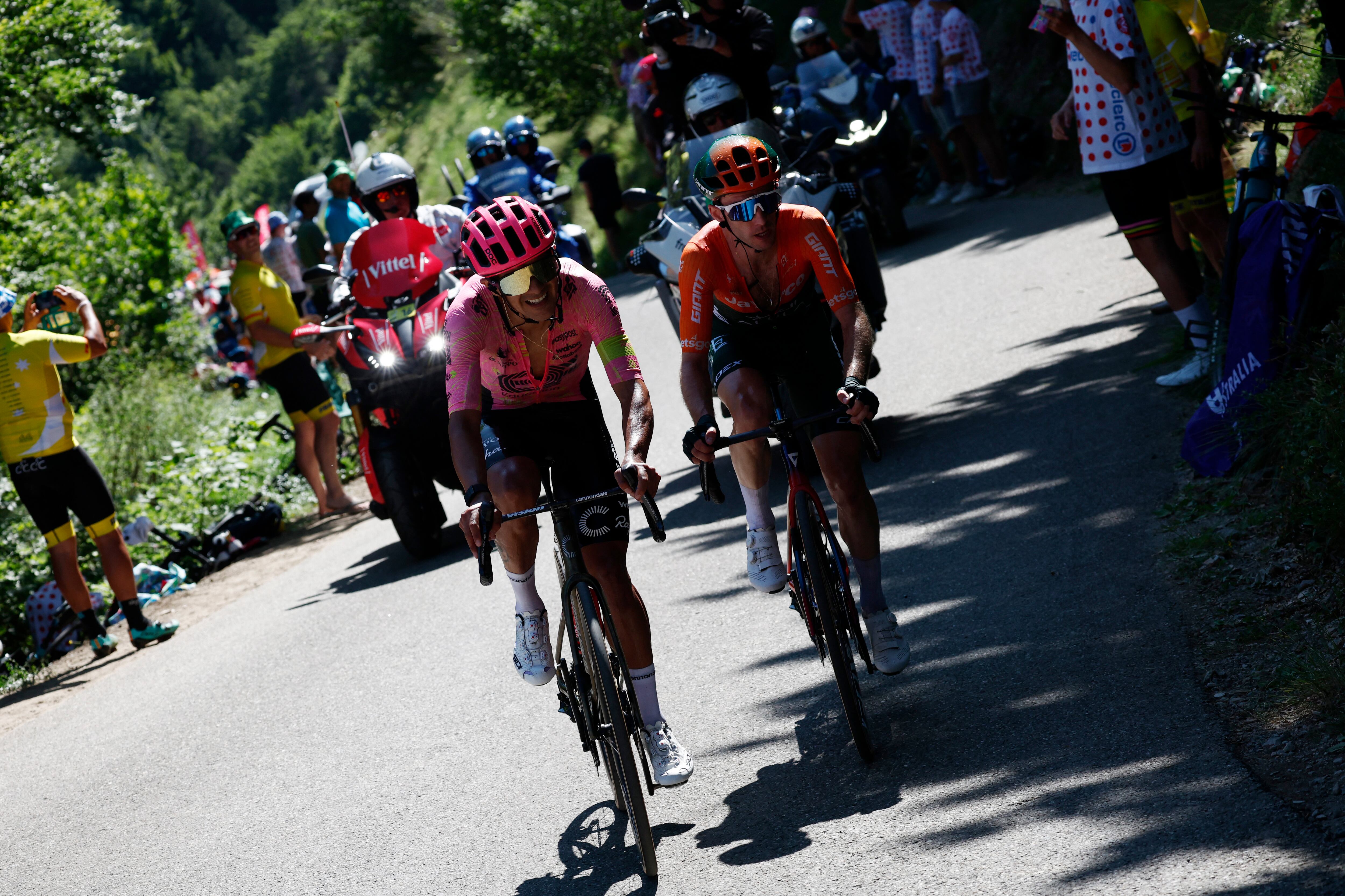 Richard Carapaz gana la etapa 17 del Tour de Francia 2024-crédito Stephane Mahe / REUTERS