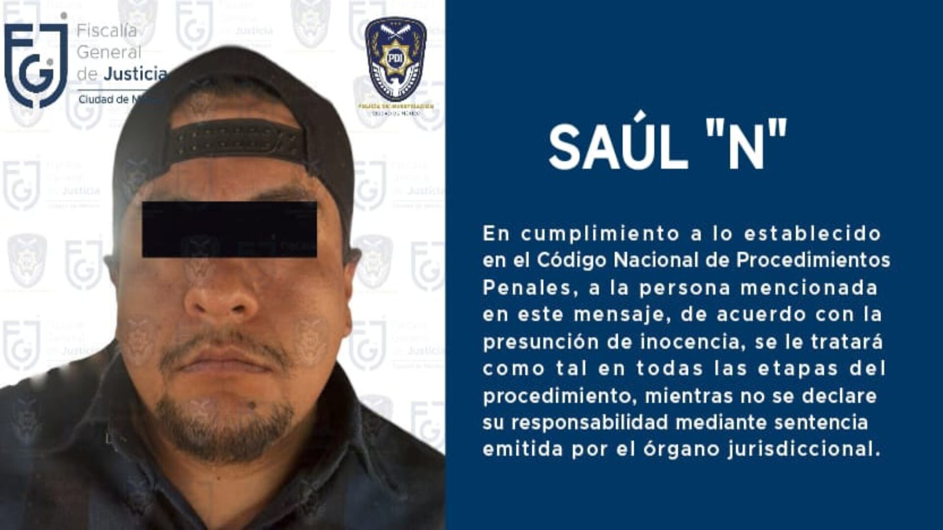 Cae Saúl “N”, implicado en el feminicidio de la madre del influencer Derek Trejo