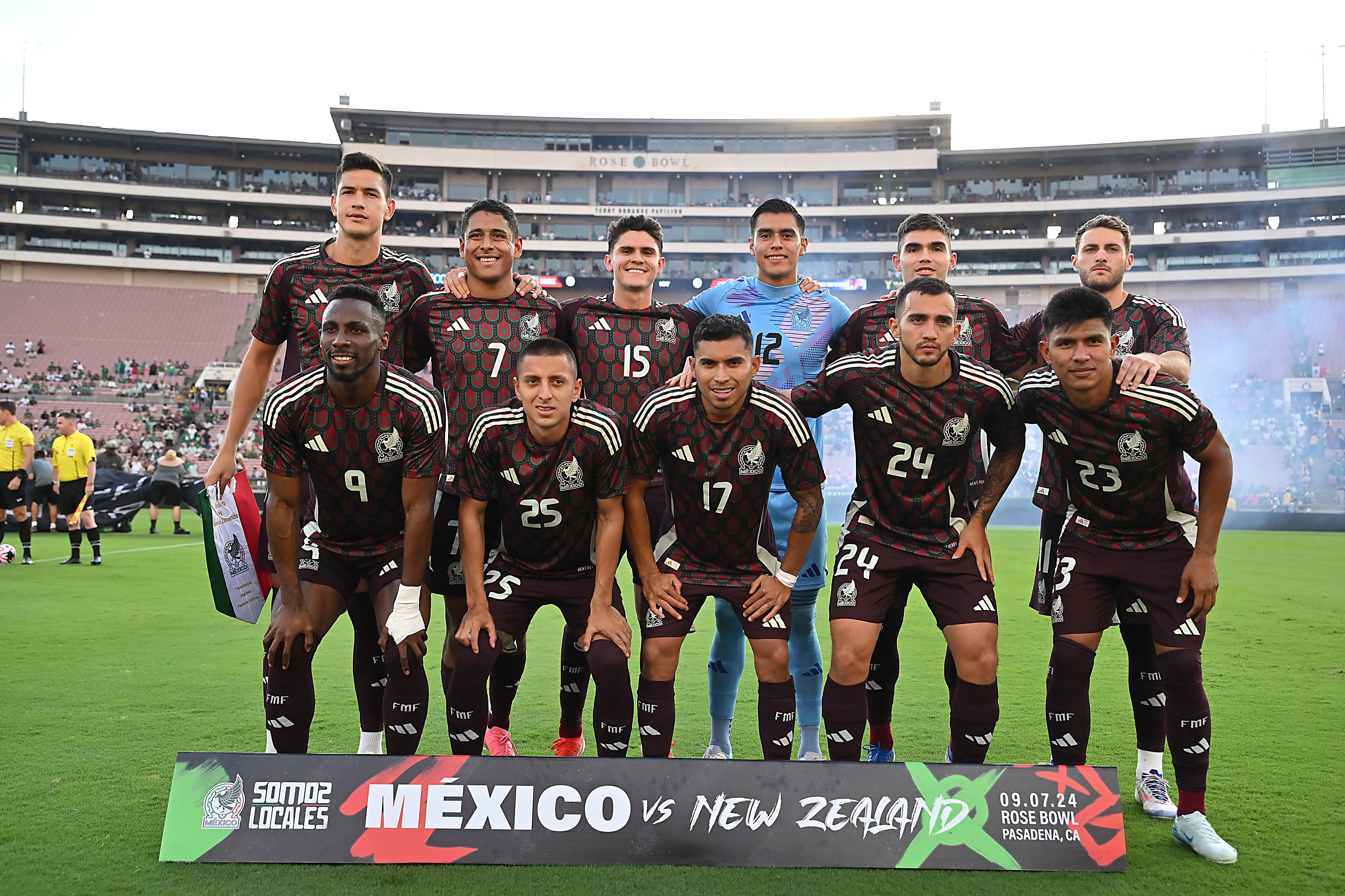 México vs Nueva Zelanda - selección mexicana