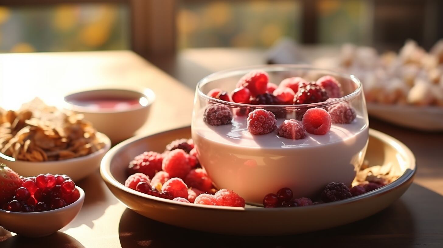 Bowl de yogur con frutas variadas y frutos secos, un desayuno saludable y lleno de energía. Ideal para una dieta equilibrada y nutritiva. (Imagen ilustrativa Infobae)